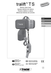 Tractel tralift TS Manual De Empleo Y Mantenimiento