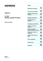 Siemens SIMATIC FM 350-2 Manual De Producto