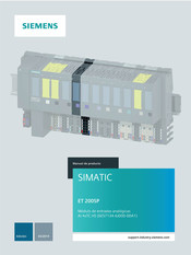 Siemens 6ES7134-6JD00-0DA1 Manual De Producto