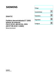 Siemens SIMATIC PM-E DC48V Manual De Producto