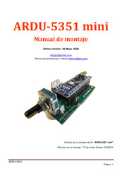 EA3GCY ARDU-5351 mini Manual De Montaje