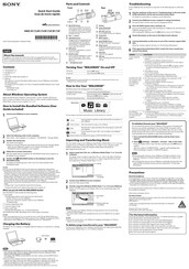 Sony WALKMAN NWZ-B173 Guia De Inicio Rapido