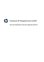 Hp Designjet L25500 Serie Guía De Preparación Del Sitio