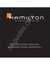 Hamilton 251.271 Manual De Instrucciones