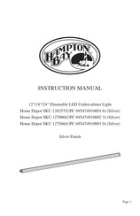 HAMPTON BAY Home Depot 127566 Manual De Instrucciones