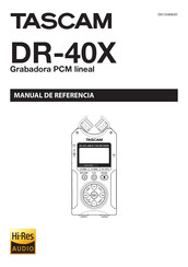 Tascam DR-40X Manual De Referencia