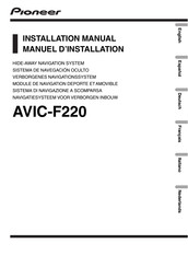 Pioneer AVIC-F220 Manual De Instalación