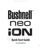 Bushnell Neo iON Guia De Inicio Rapido