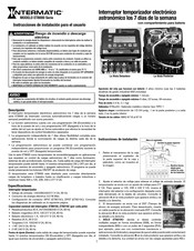 Intermatic ET8000 Serie Instrucciones De Instalación Para El Usuario