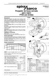 Spirax Sarco FT53H Manual De Instrucciones