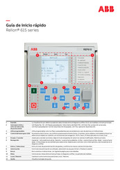 ABB Relion 615 Serie Guia De Inicio Rapido