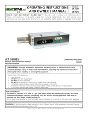 HeatStar JET20 Instrucciones De Operacion Y Manual Del Propietario