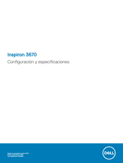 Dell D19M Configuración Y Especificaciones