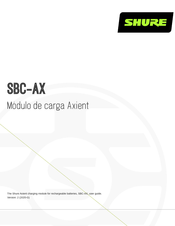 Shure SBC-AX Guia Del Usuario