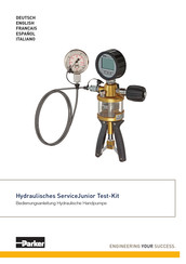 Parker ServiceJunior Test-Kit Manual Del Usuario