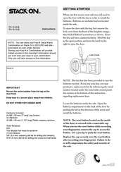 STACK-ON PS-15-10-B Instrucciones