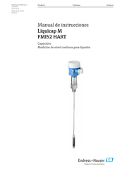 Endress+Hauser Liquicap M FMI52 Hart Manual De Instrucciones