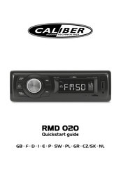 Caliber Audio Technology RMD 020 Guia De Inicio Rapido