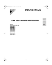 Daikin FXMQ36PAVJU Manual Del Operario