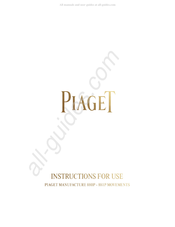 Piaget 880P Manual De Instrucciones