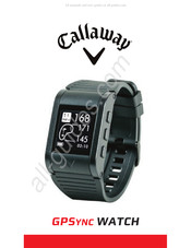 Callaway GPSync Manual De Instrucciones