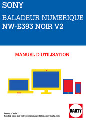 Sony NW-E395 Manual De Instrucciones