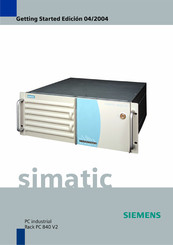 Siemens simatic RACK PC 840 V2 Guía De Inicio