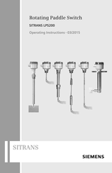 Siemens SITRANS LPS200 Instrucciones De Operación