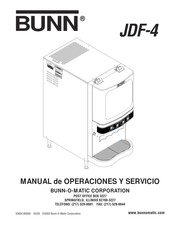 Bunn JDF-4 Manual De Operaciones Y Servicio