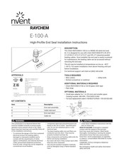 nVent RAYCHEM E-100-A Instrucciones De Instalación