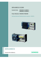 Siemens SINAMICS G120D Guía De Inicio