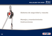 DBI SALA ROLLGLISS TOP/R350 Instrucciones De Manejo Y Mantenimiento