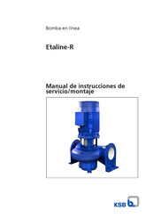 KSB Etaline-R Manual De Instrucciones De Servicio/Montaje