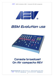 AEV BSM Evolution USB Manual Del Usuario