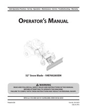 MTD 19B70028OEM Manual Del Operador