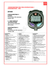 Digi Sport Instruments DT500 Manual De Instrucciones