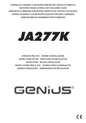 Genius JA277K Instrucciones Para El Uso - Normas Para La Instalacion