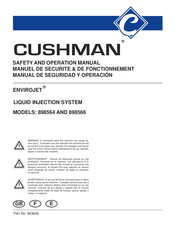 Cushman ENVIROJET 898564 Manual De Seguridad Y Operacion