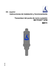 Beko METPOINT DPM SD11 Instrucciones De Instalación Y Funcionamiento