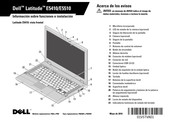 Dell Latitude E5410 Discrete Información Sobre Funciones E Instalación