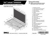 Dell Latitude E5510 Discrete Información Sobre Funciones E Instalación