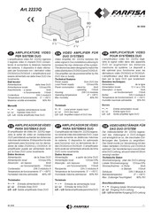 FARFISA INTERCOMS 2223Q Guia De Inicio Rapido