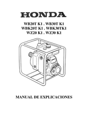 Honda WZ20 K1 Manual De Explicaciones