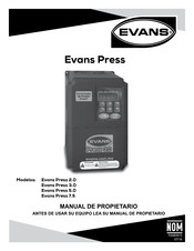 Evans Press 7.5 Manual De Propietario