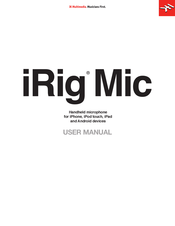 IK Multimedia iRig Mic Manual De Instrucciones