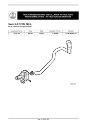 Saab 9-3 D223L M03 Instrucciones De Instalación