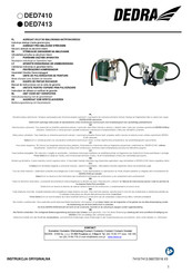 DEDRA DED7413 Manual De Instrucciones Con La Carta De Garantía