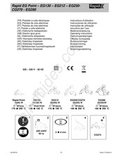 Rapid EG Point Instrucciones De Utilizacion