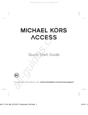 Michael Kors ACCESS Guia De Inicio Rapido