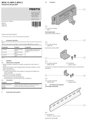 Festo MPA-F Instrucciones De Montaje